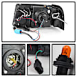 2008 Ford Ranger - Driver and Passenger Side Halogen Headlight, With bulb(s), Smoked Lens, Black Interior, Signature Series