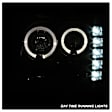 5078506 Driver and Passenger Side Halogen Headlight, With bulb(s), Smoked Lens, Black Interior, Signature Series