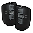 2016 Chevrolet Silverado 1500 - Driver and Passenger Side LED Tail Light, With bulb(s), Will Not Work With Factory  Type, Smoked Lens, Black Interior