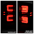 2016 Chevrolet Silverado 1500 - Driver and Passenger Side LED Tail Light, With bulb(s), Will Not Work With Factory  Type, Smoked Lens, Black Interior