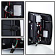 2016 Chevrolet Silverado 1500 - Driver and Passenger Side LED Tail Light, With bulb(s), Will Not Work With Factory  Type, Smoked Lens, Black Interior