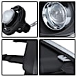5080394 Front, Driver and Passenger Side Halogen Fog Light, With bulb(s)
