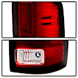 5080677 Driver and Passenger Side LED Tail Light, With bulb(s), Clear & Red Lens