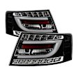 5080769 Driver and Passenger Side LED Tail Light, With bulb(s), Clear Lens, Black Interior