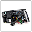 5080769 Driver and Passenger Side LED Tail Light, With bulb(s), Clear Lens, Black Interior