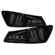 5080790 Driver and Passenger Side LED Tail Light, With bulb(s), Smoked Lens, Black Interior