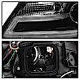 2009 Audi A4 - Driver and Passenger Side Halogen Headlight, With bulb(s),  Models Only; Not Compatible With Xenon/HID Model, Clear Lens, Black Interior, Signature Series