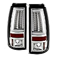 5081902 Driver and Passenger Side LED Tail Light, With bulb(s), Clear Lens, Chrome Interior, Fleetside
