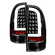 5082121 Driver and Passenger Side LED Tail Light, With bulb(s), Clear Lens, Black Interior, Xtune Series