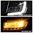 2016 Chevrolet Suburban 3500 HD - Driver and Passenger Side Halogen Headlight, With bulb(s), Clear Lens, Black Interior, Signature Series