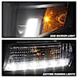 2016 Chevrolet Suburban 3500 HD - Driver and Passenger Side Halogen Headlight, With bulb(s), Clear Lens, Black Interior, Signature Series