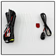 2015 Dodge Charger - Front, Driver and Passenger Side LED Fog Light, With bulb(s), With Switch, Factory Series, Clear Lens, Chrome Interior