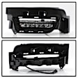 2015 Dodge Charger - Front, Driver and Passenger Side LED Fog Light, With bulb(s), With Switch, Factory Series, Clear Lens, Chrome Interior