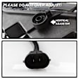 2015 Dodge Charger - Front, Driver and Passenger Side LED Fog Light, With bulb(s), With Switch, Factory Series, Clear Lens, Chrome Interior