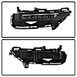 5083043 Front, Driver and Passenger Side LED Fog Light, With bulb(s), Coupe, Factory Series