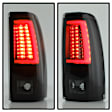 5083272 Driver and Passenger Side LED Tail Light, With bulb(s), Smoked Lens, Black Interior, Fleetside