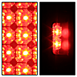 5083296 Driver and Passenger Side LED Tail Light, With bulb(s), Smoked Lens, Black Interior