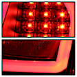5083357 Driver and Passenger Side LED Tail Light, With bulb(s), Clear Lens, Black Interior