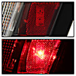 5083357 Driver and Passenger Side LED Tail Light, With bulb(s), Clear Lens, Black Interior