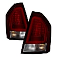 5083364 Driver and Passenger Side LED Tail Light, With bulb(s), Clear & Red Lens