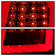 5083364 Driver and Passenger Side LED Tail Light, With bulb(s), Clear & Red Lens