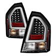 5083388 Driver and Passenger Side LED Tail Light, With bulb(s), Clear Lens, Black Interior