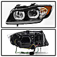 5083432 Driver and Passenger Side Halogen Headlight, With bulb(s), Clear Lens, Black Interior, Signature Series