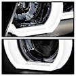 5083432 Driver and Passenger Side Halogen Headlight, With bulb(s), Clear Lens, Black Interior, Signature Series