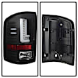 5083777 Driver and Passenger Side LED Tail Light, With bulb(s), Clear Lens, Black Interior