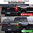 5083807 Driver and Passenger Side LED Tail Light, With bulb(s), Clear & Red Lens