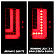 5083807 Driver and Passenger Side LED Tail Light, With bulb(s), Clear & Red Lens