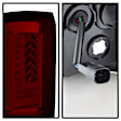 5083807 Driver and Passenger Side LED Tail Light, With bulb(s), Clear & Red Lens