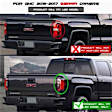 5083807 Driver and Passenger Side LED Tail Light, With bulb(s), Clear & Red Lens