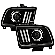 5083876 Driver and Passenger Side Halogen Headlight, With bulb(s), Clear Lens, Black Interior, Signature Series