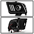 5083876 Driver and Passenger Side Halogen Headlight, With bulb(s), Clear Lens, Black Interior, Signature Series