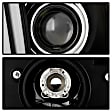 5083876 Driver and Passenger Side Halogen Headlight, With bulb(s), Clear Lens, Black Interior, Signature Series