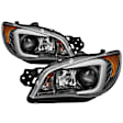 5083920 Driver and Passenger Side LED Headlight, With bulb(s), Clear Lens, Black Interior, Signature Series