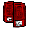 5084040 Driver and Passenger Side Halogen Tail Light, With bulb(s), Clear & Red Lens