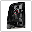 5084040 Driver and Passenger Side Halogen Tail Light, With bulb(s), Clear & Red Lens