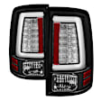 5084057 Driver and Passenger Side LED Tail Light, With bulb(s), Clear Lens, Black Interior, LED Series