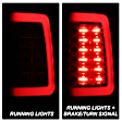 5084057 Driver and Passenger Side LED Tail Light, With bulb(s), Clear Lens, Black Interior, LED Series