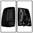 5084064 Driver and Passenger Side LED Tail Light, With bulb(s), Smoked Lens, Black Interior, LED Series (This is an LED Model, Not Compatible With Incandescent Model)