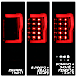 2006 Ford F-150 - Driver and Passenger Side LED Tail Light, With bulb(s), Smoked Lens, Black Interior, Fleetside