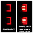 5084217 Driver and Passenger Side LED Tail Light, With bulb(s), Smoked Lens, Black Interior