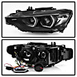 5084347 Driver and Passenger Side Halogen Headlight, With bulb(s), Clear Lens, Black Interior, Signature Series
