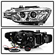 2013 BMW ActiveHybrid 3 - Driver and Passenger Side Halogen Headlight, With bulb(s), Clear Lens, Chrome Interior, Signature Series