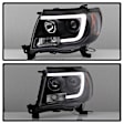 2006 Toyota Tacoma - Driver and Passenger Side Halogen Headlight, With bulb(s), Clear Lens, Black Interior, Signature Series