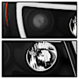 2006 Toyota Tacoma - Driver and Passenger Side Halogen Headlight, With bulb(s), Clear Lens, Black Interior, Signature Series