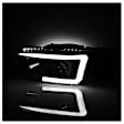 2007 GMC Sierra 2500 HD Classic - Driver and Passenger Side Halogen Headlight, With bulb(s), Light Bar Drl; Version 2, Clear Lens, Black Interior, Signature Series