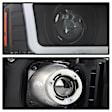 2007 GMC Sierra 2500 HD Classic - Driver and Passenger Side Halogen Headlight, With bulb(s), Light Bar Drl; Version 2, Clear Lens, Black Interior, Signature Series